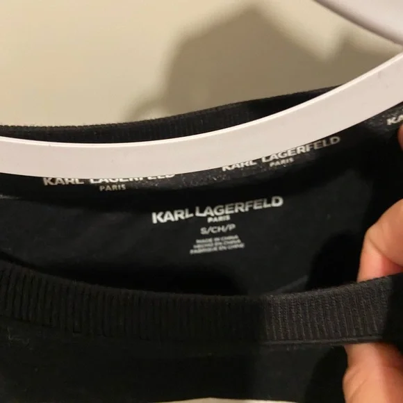 Long sleeve light sweater, black - Picture 2 of 3